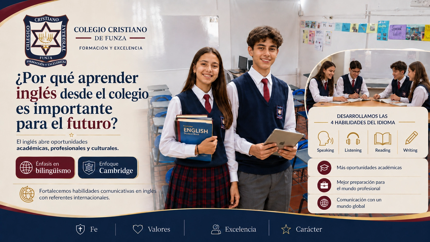 Por qué aprender inglés desde el colegio es importante para el futuro